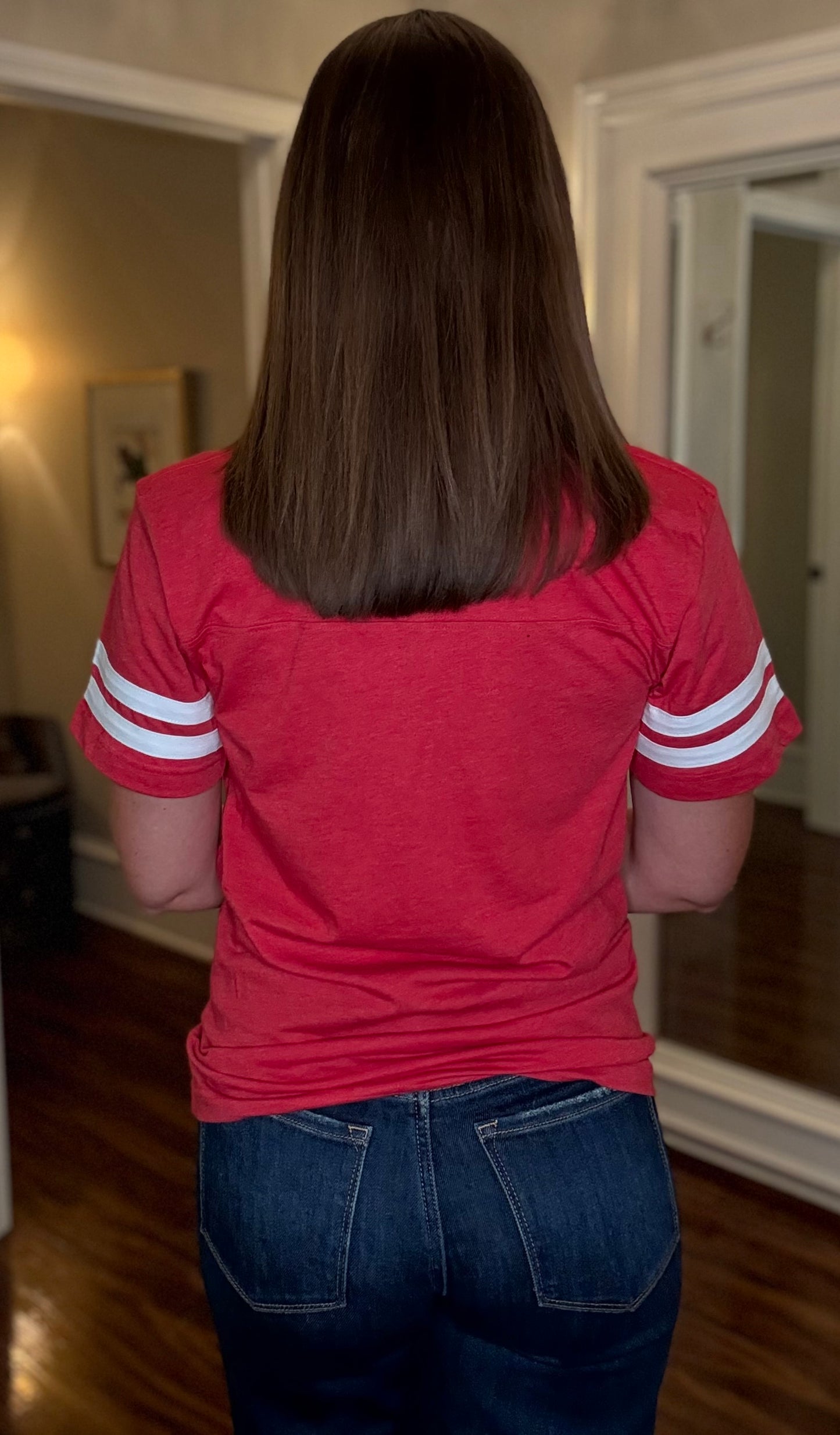 KC SPARKLE VARSITY TEE 10.01