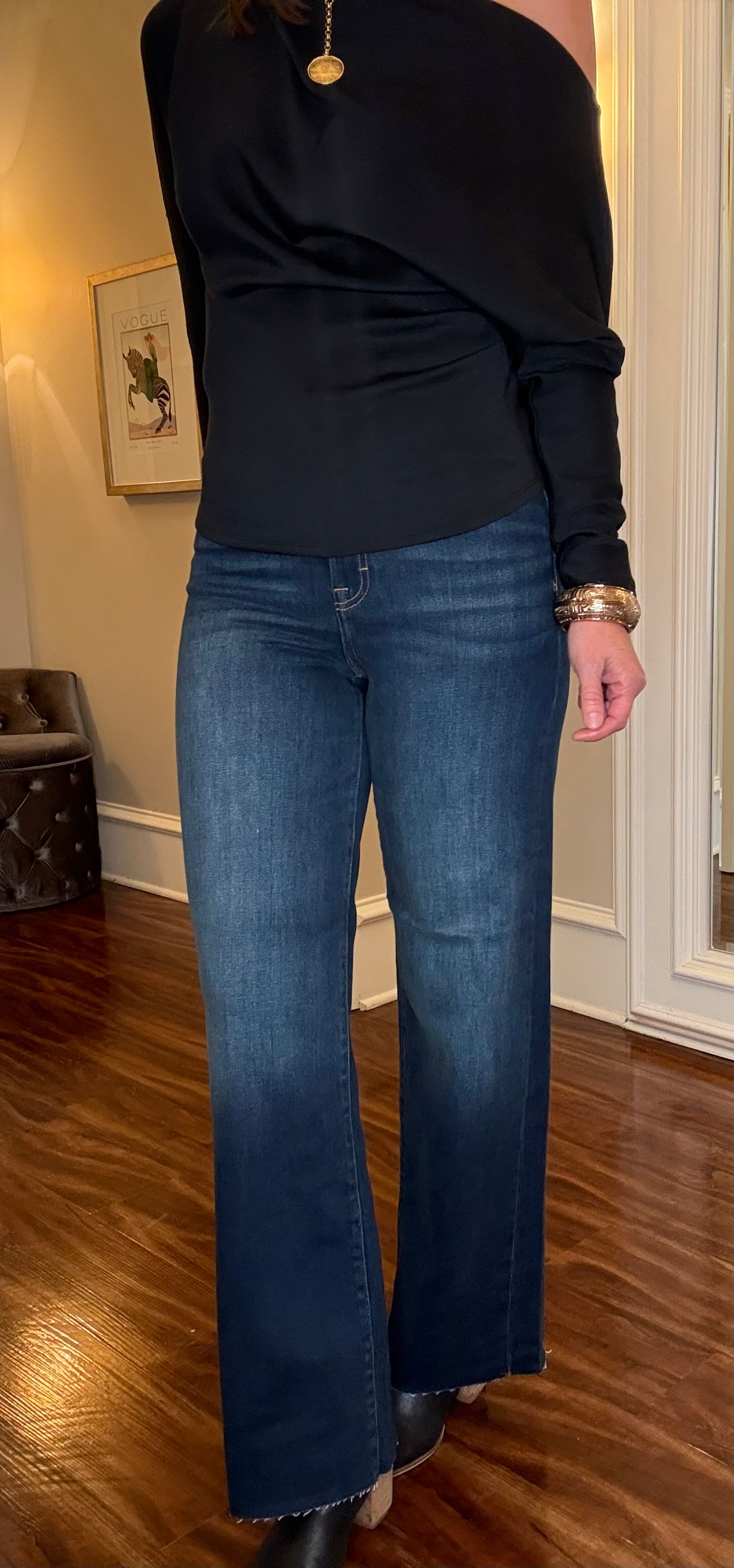 HIDDEN LOGAN HIGH RISE DAD JEAN 10.8