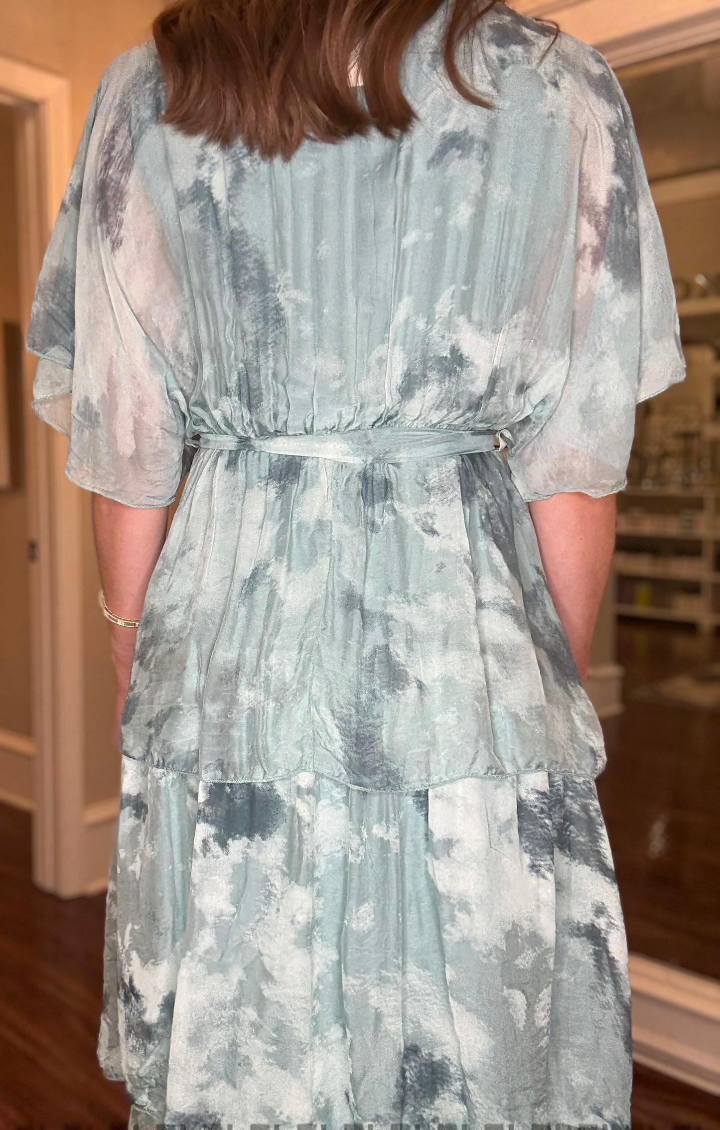 LOOK MODE DETAILED SILK DRESS 5.28