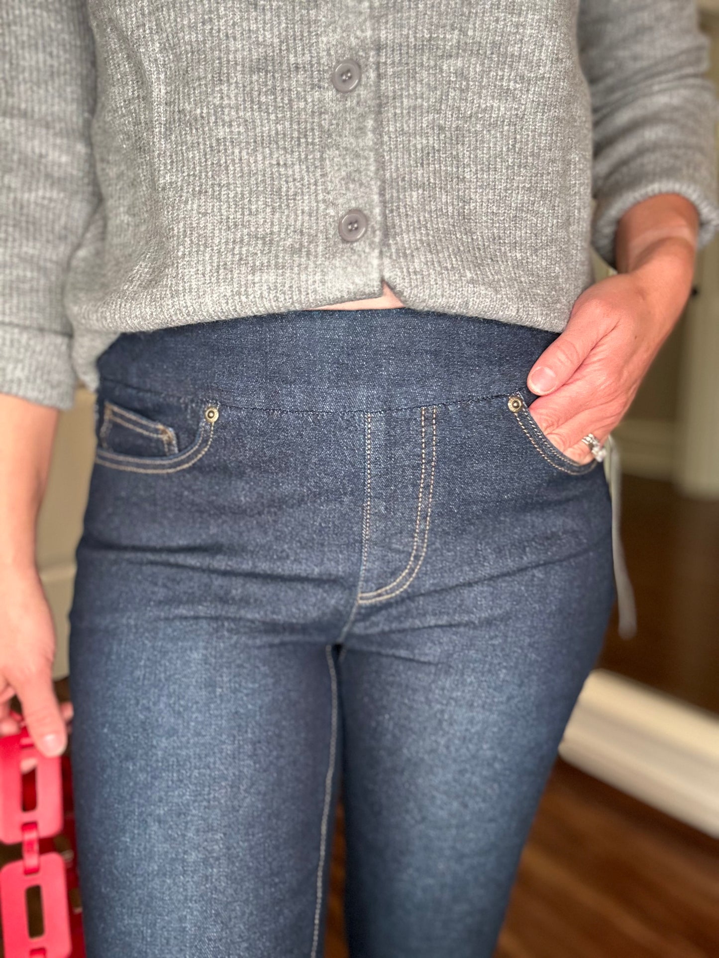 SLIMSATION FLARE LEG JEAN WITH POCKETS 9.24