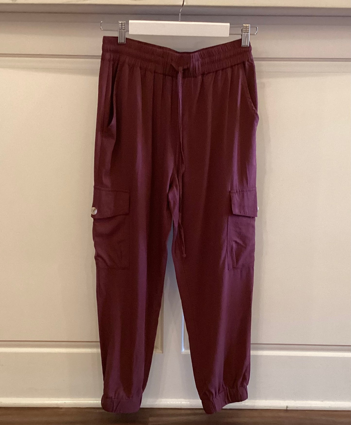 MINERAL WASHED TENCEL CARGO PANTS