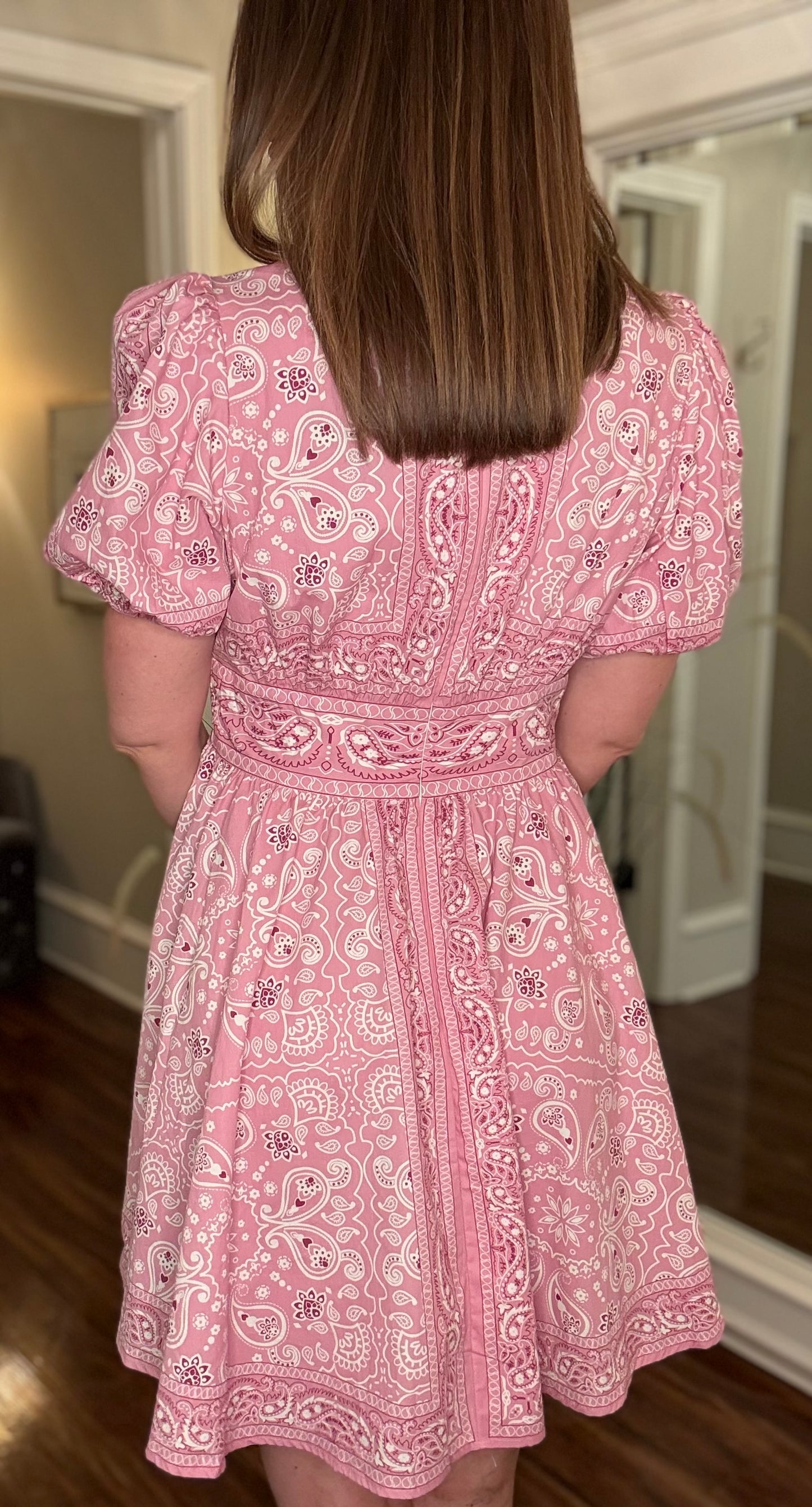 FLYING TOMATO BANDANA PRINT DRESS 3.25