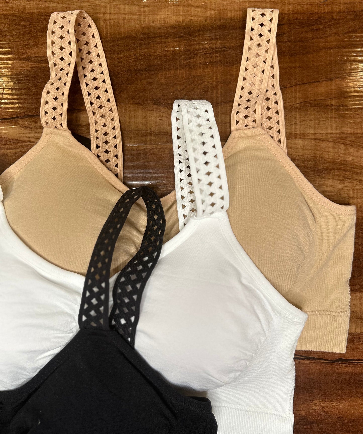 STRAPS ITS LATTICE STRAP BRA