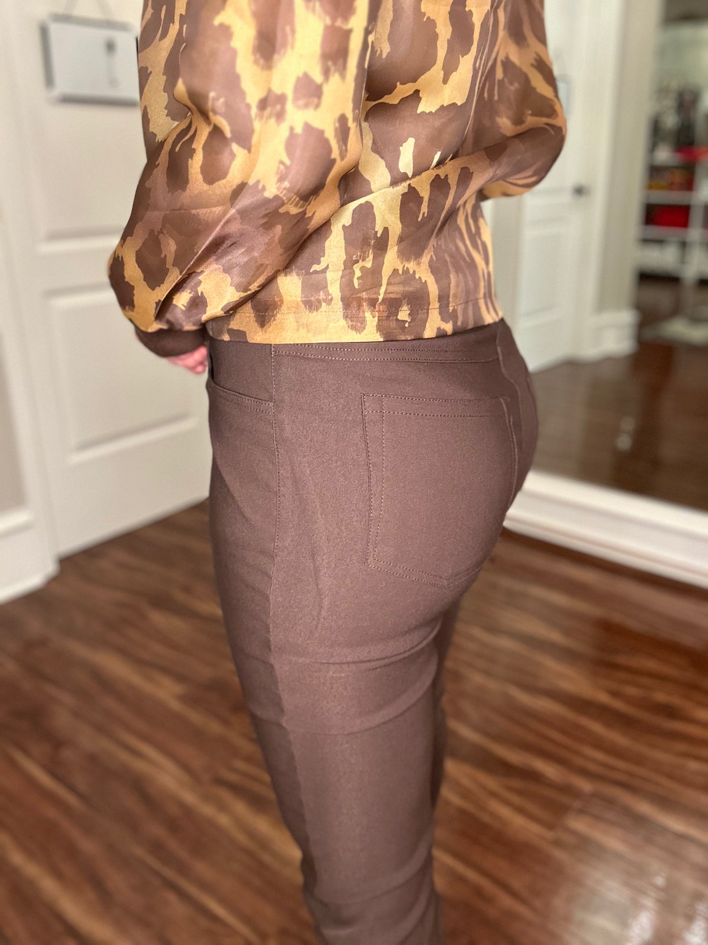 MINK PULL ON ANKLE PANT