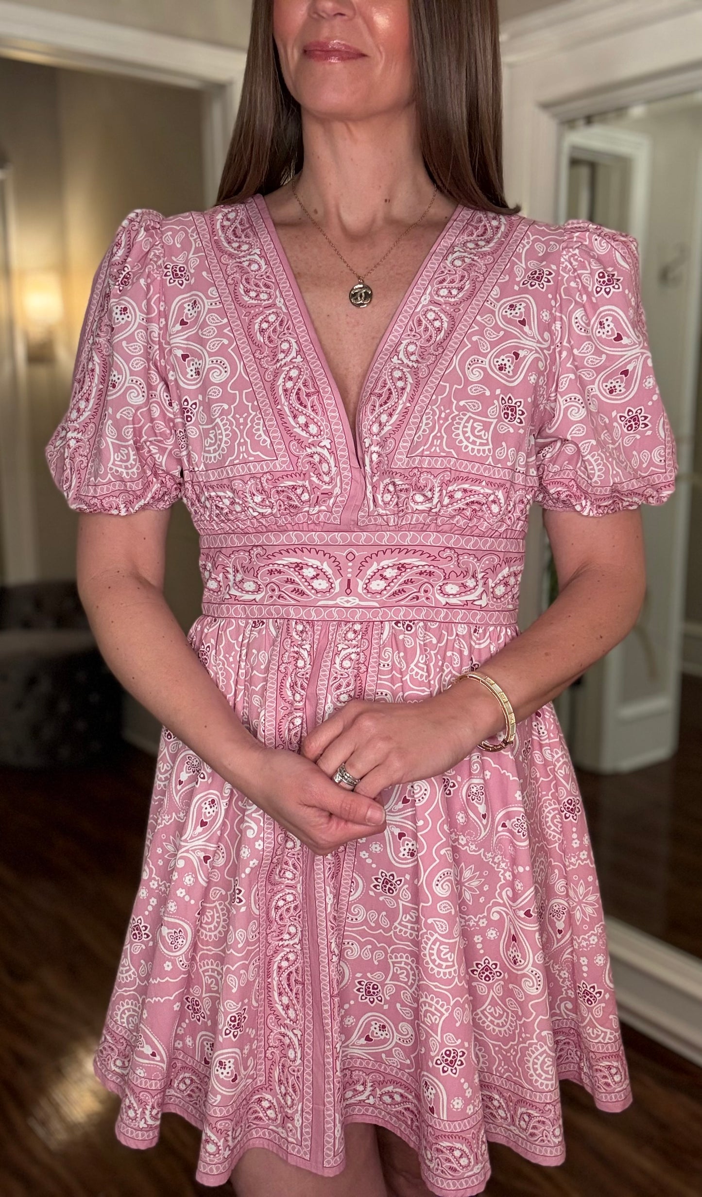 FLYING TOMATO BANDANA PRINT DRESS 3.25