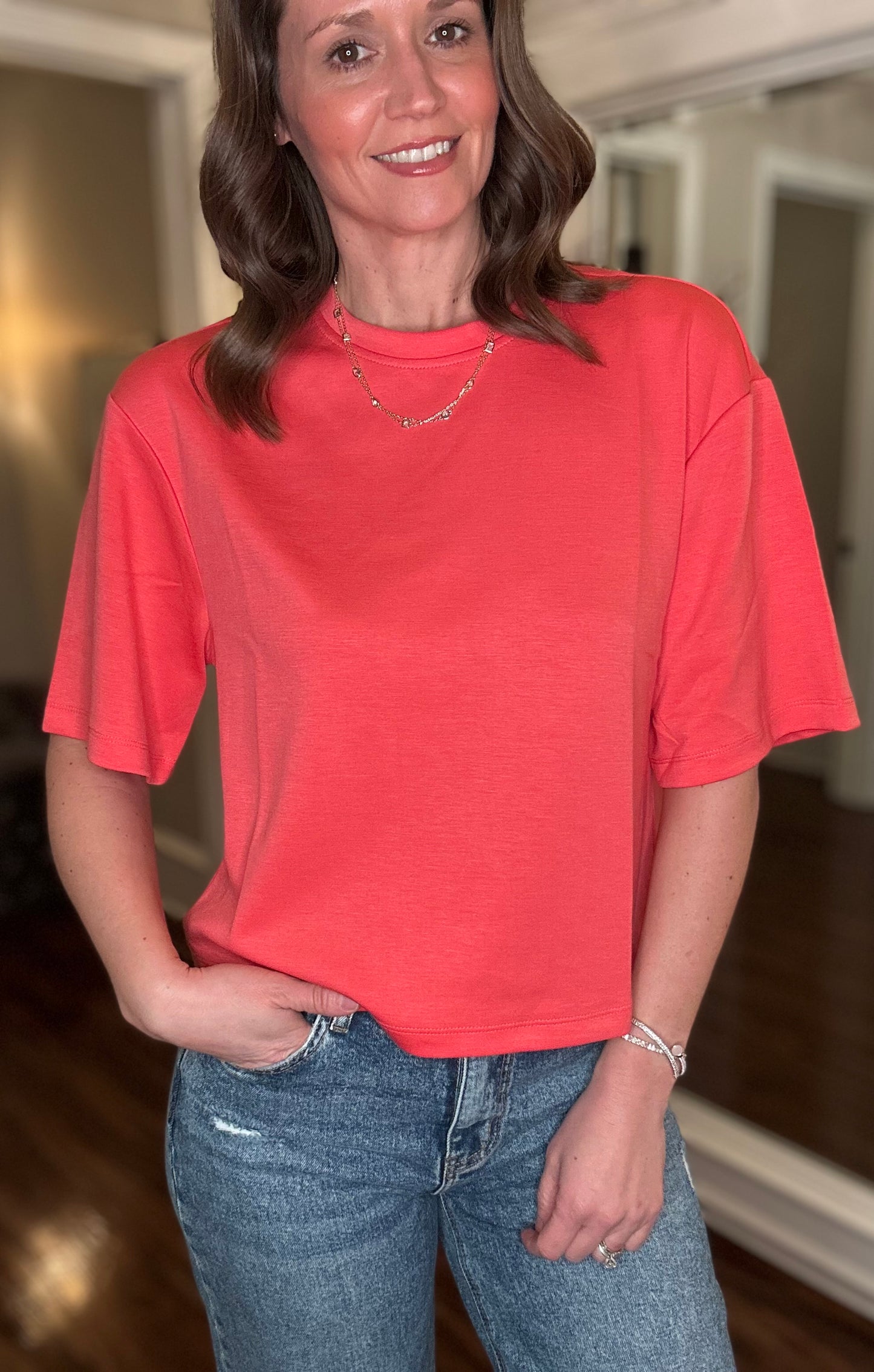 SCUBA FABRIC OVERSIZED TEE 2.3