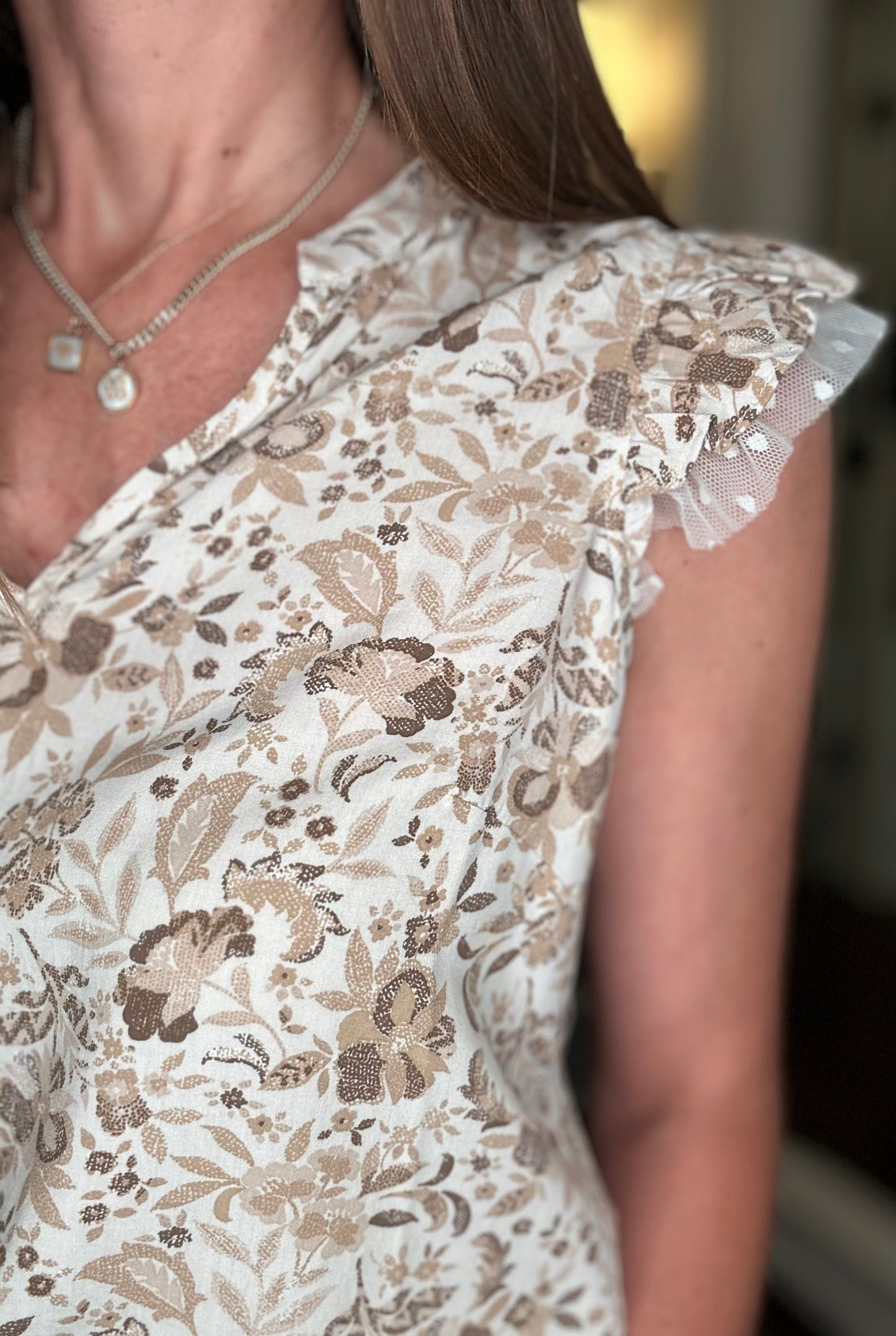 YEST ILJA SAND COLOR TOP