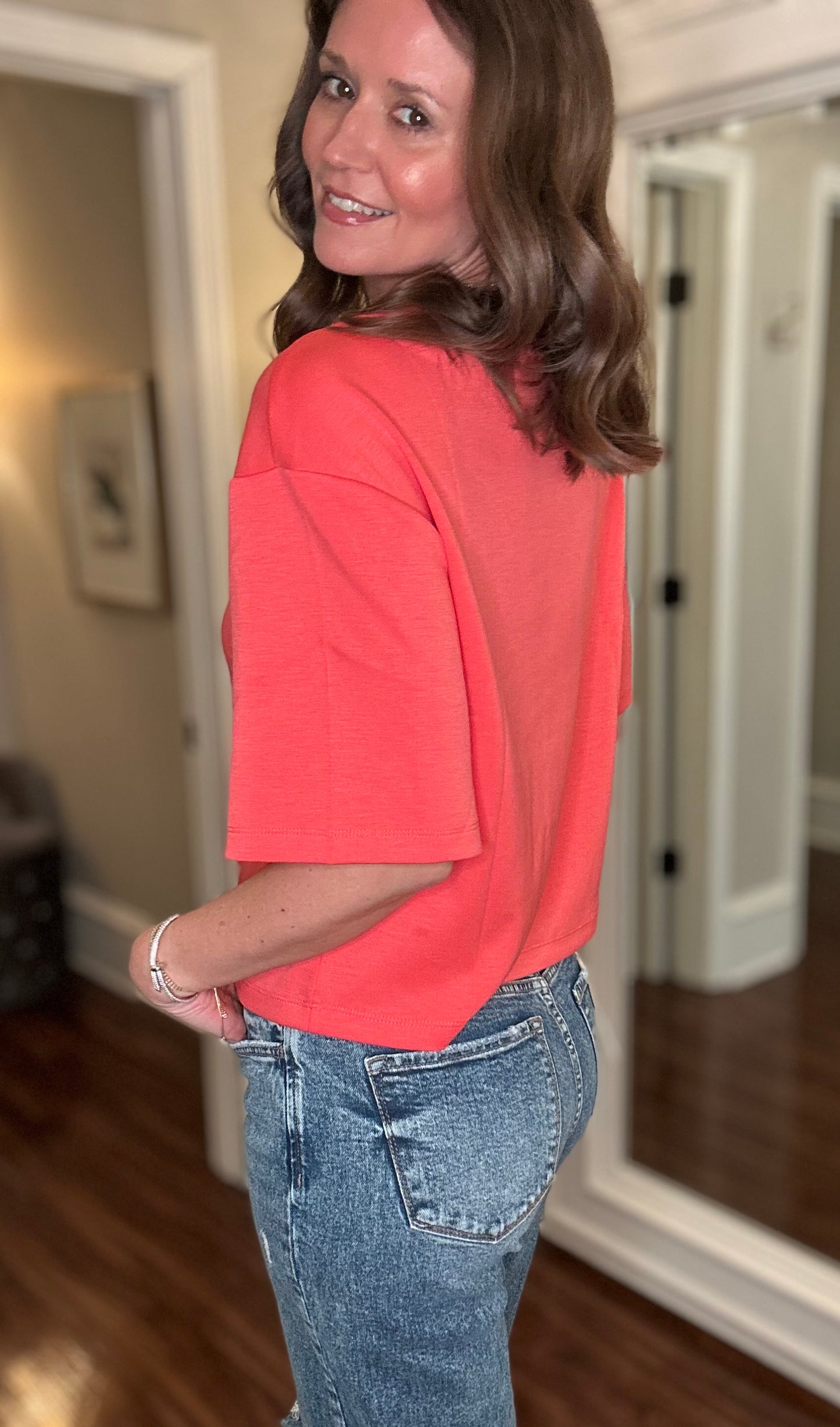 SCUBA FABRIC OVERSIZED TEE 2.3