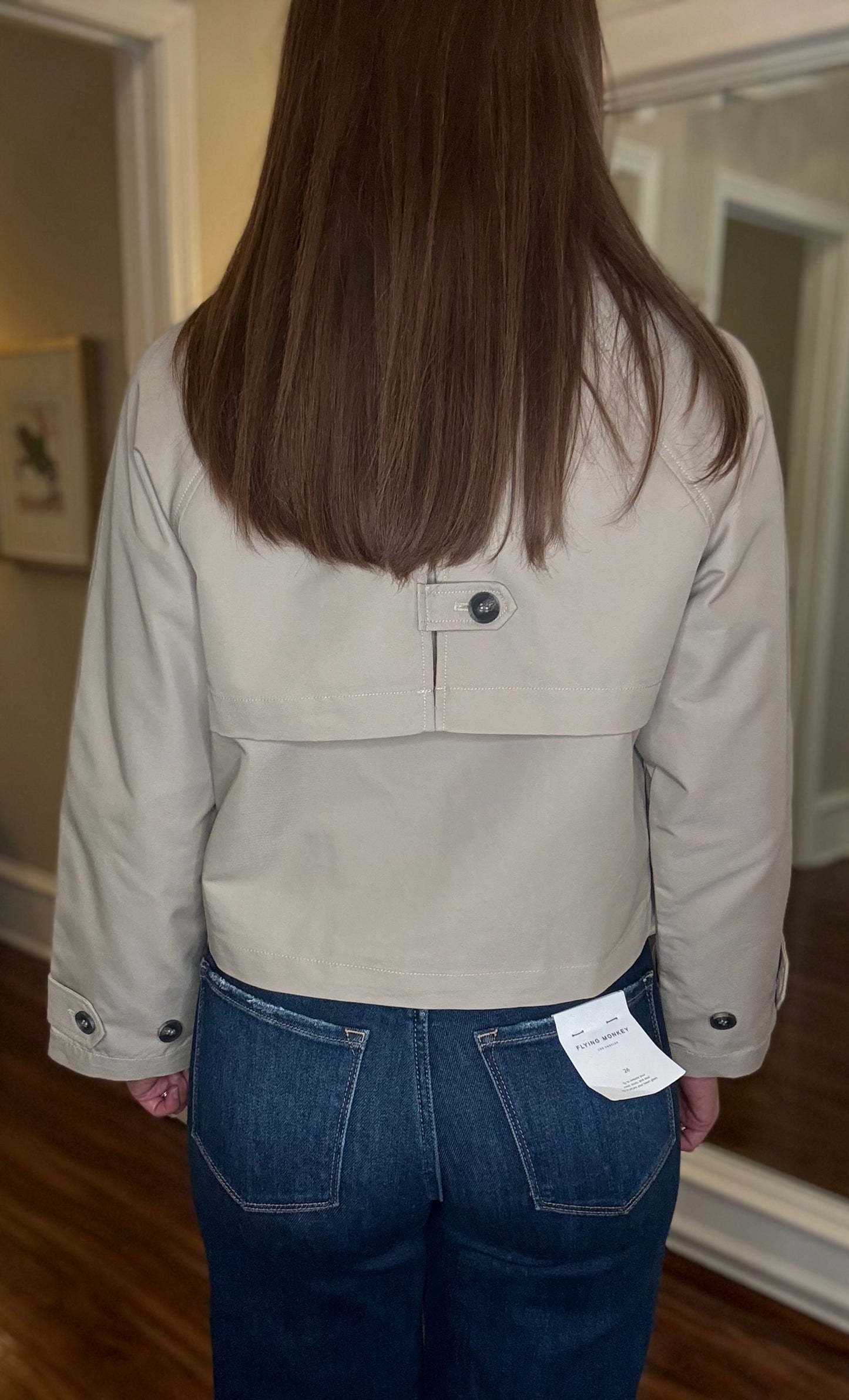 VELVET HEART TAN CROPPED JACKET 8.26