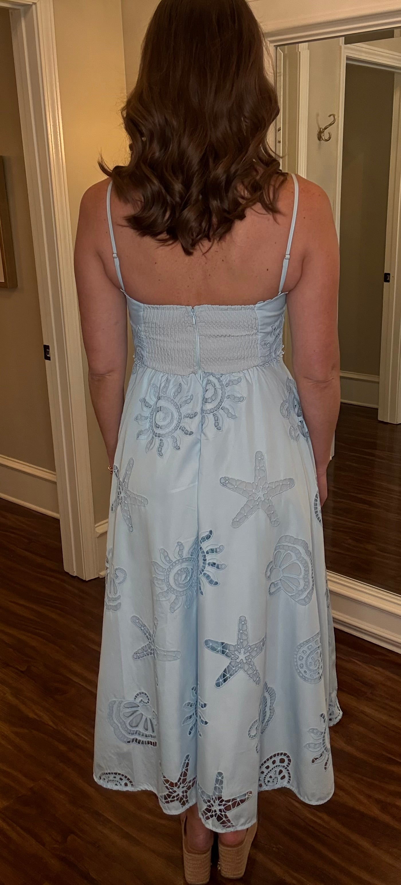 SEASIDE EYELET MIDI DRESS 1.2