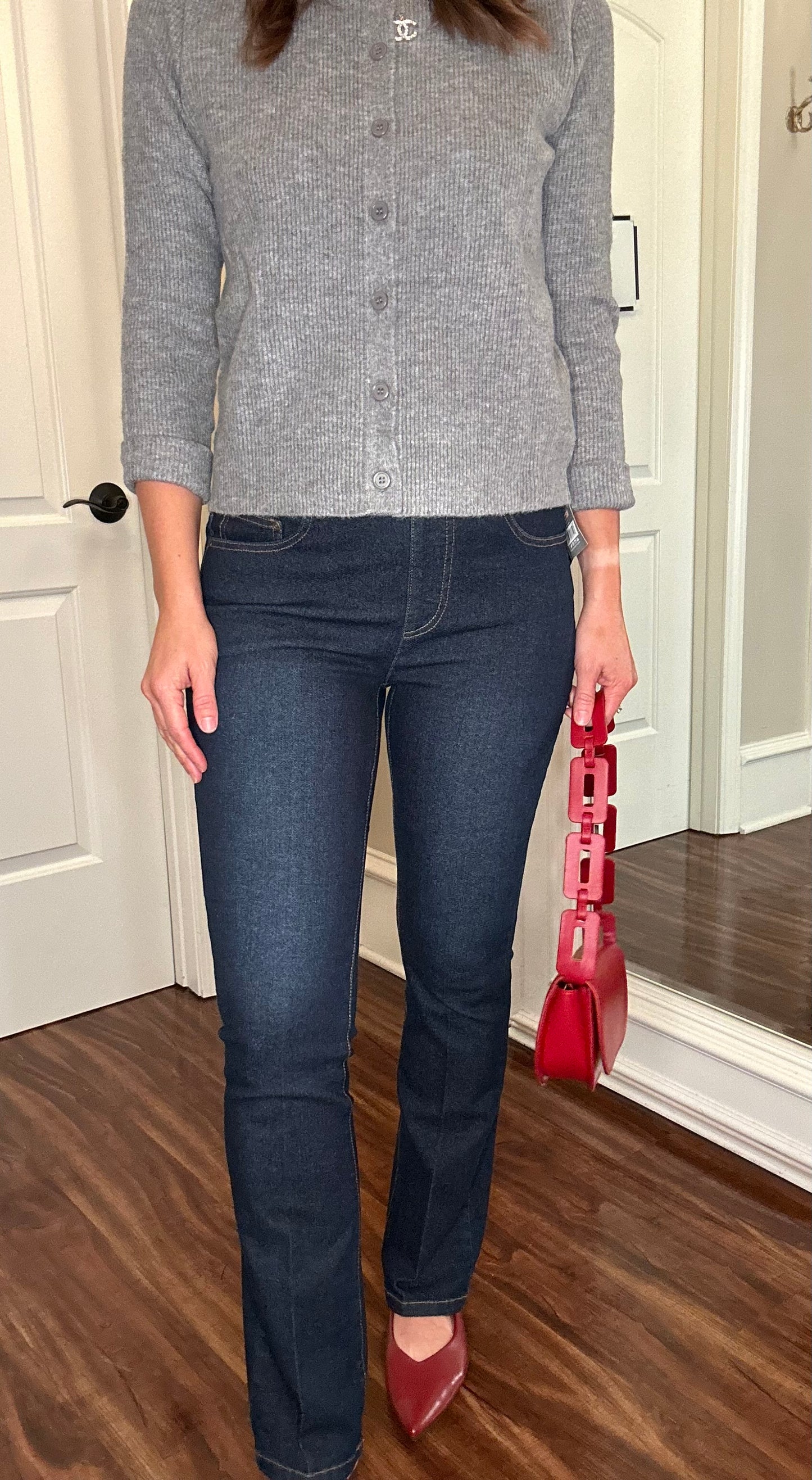 SLIMSATION FLARE LEG JEAN WITH POCKETS 9.24