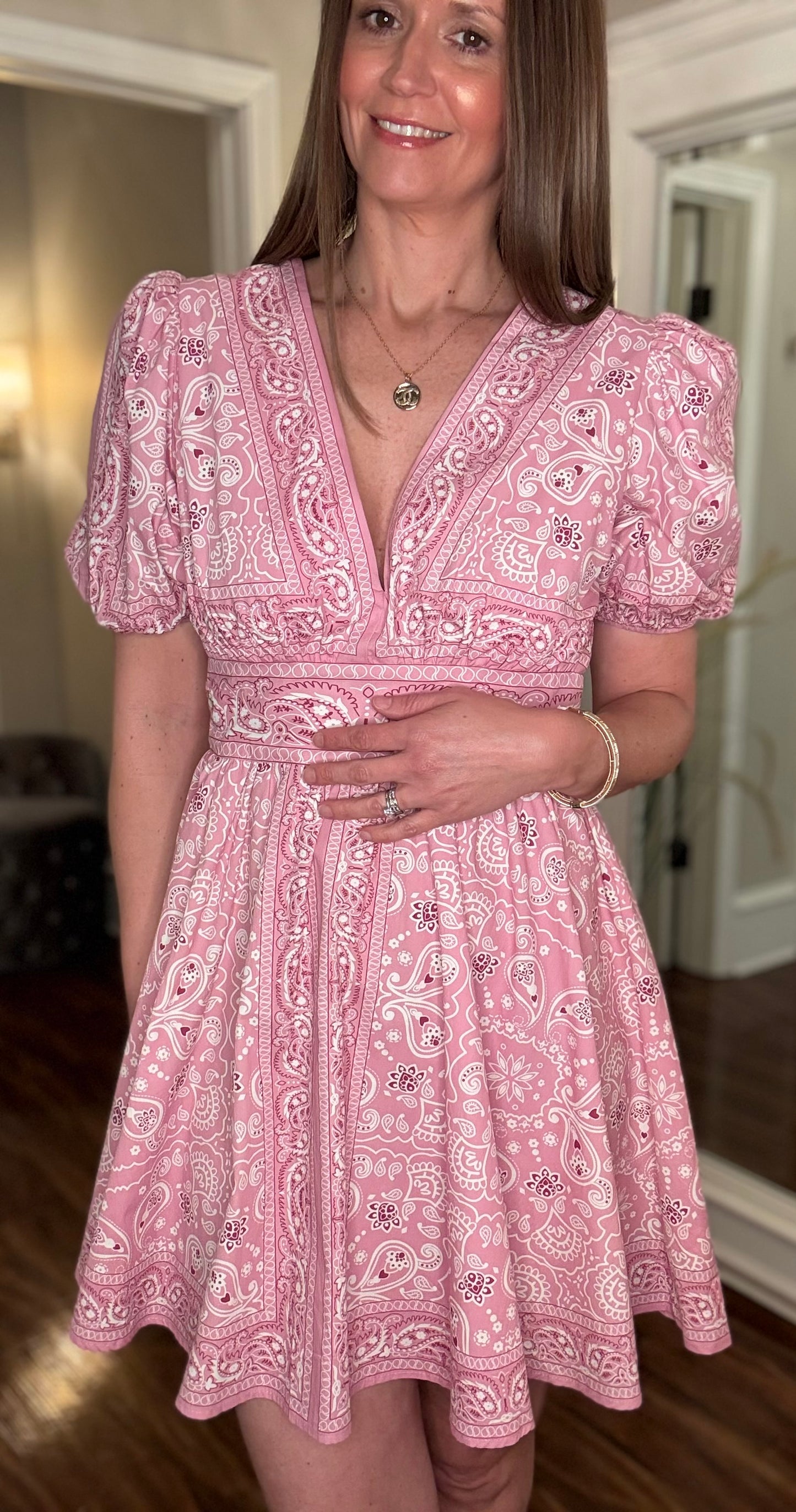 FLYING TOMATO BANDANA PRINT DRESS 3.25