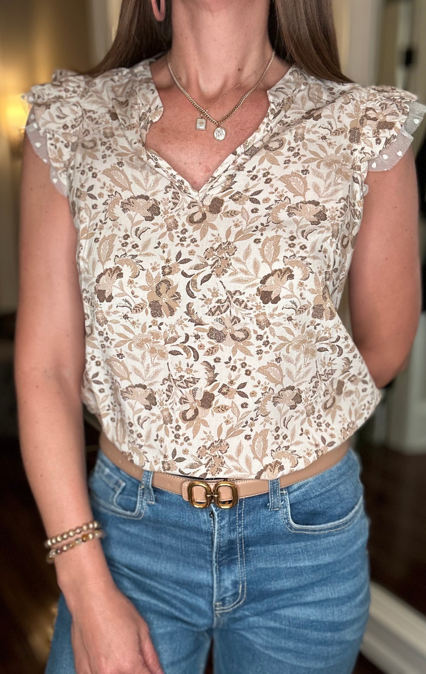 YEST ILJA SAND COLOR TOP