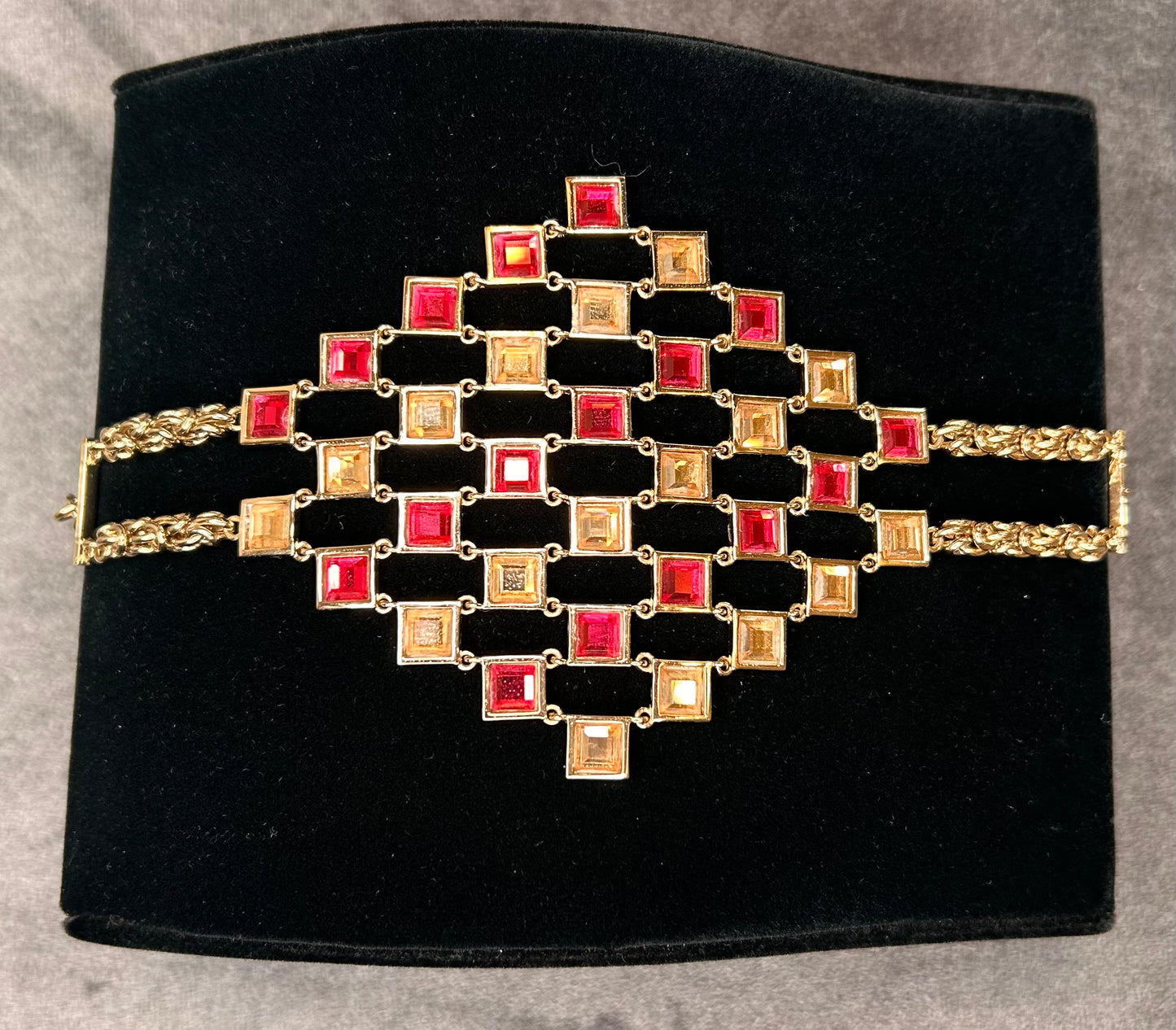 L GEORGE CUSTOM CRYSTAL BRACELET