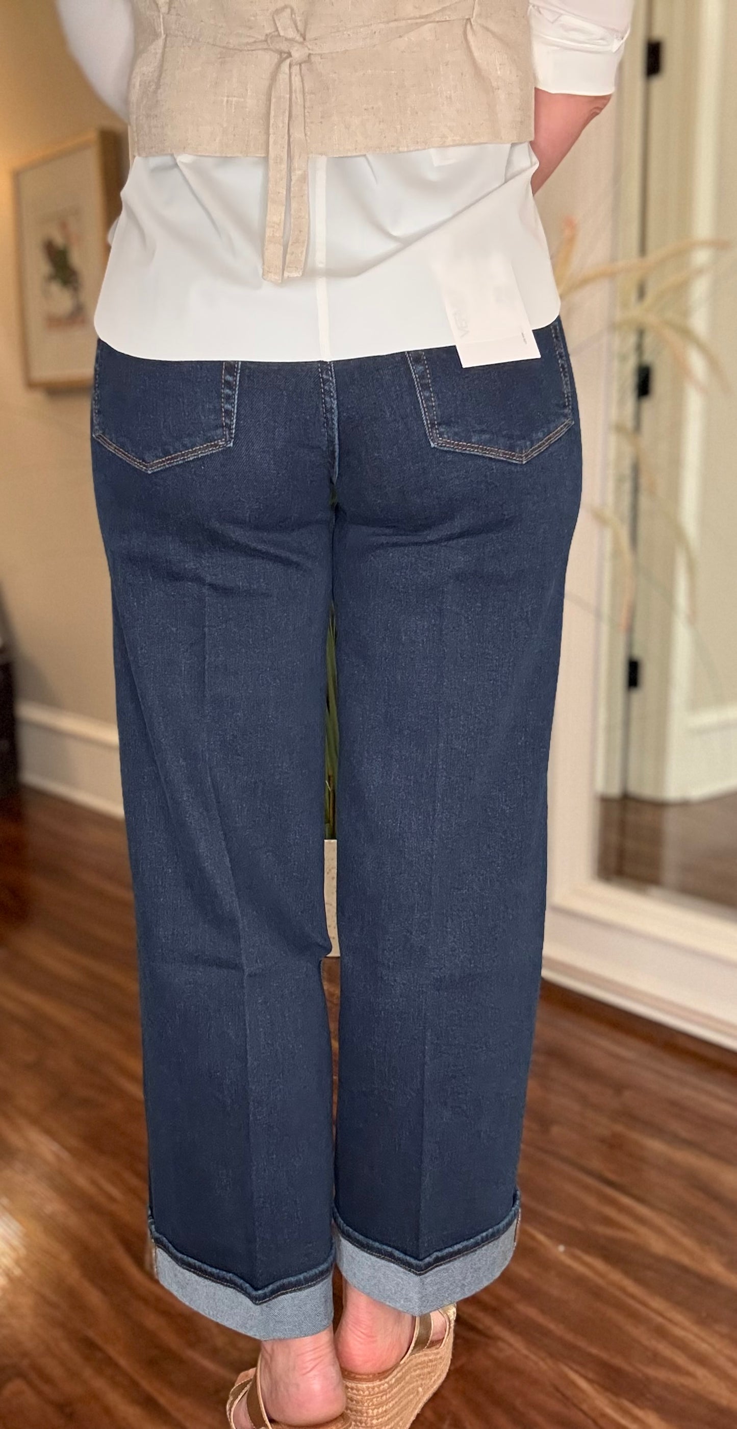 VERVET OLIVIA DARK WASH HIGH RISE DENIM 3.18