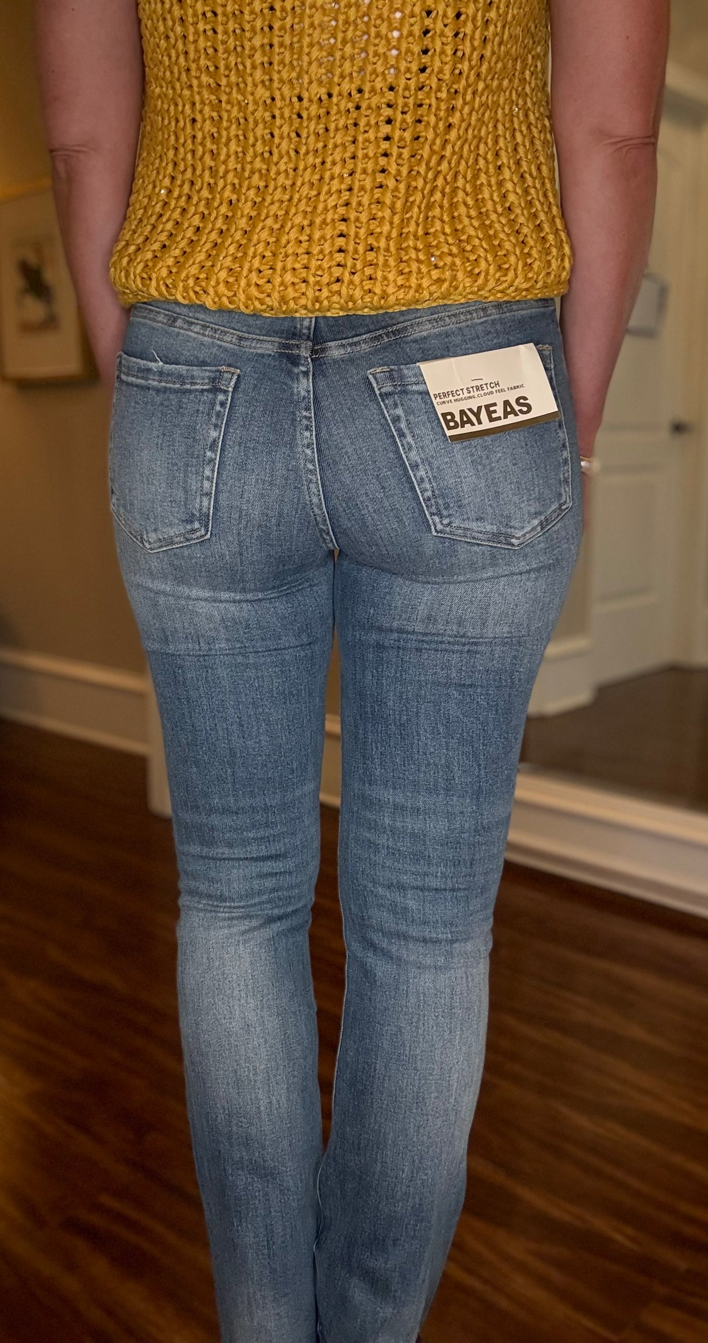 BAYEAS MID RISE BOOTCUT DENIM 9.30