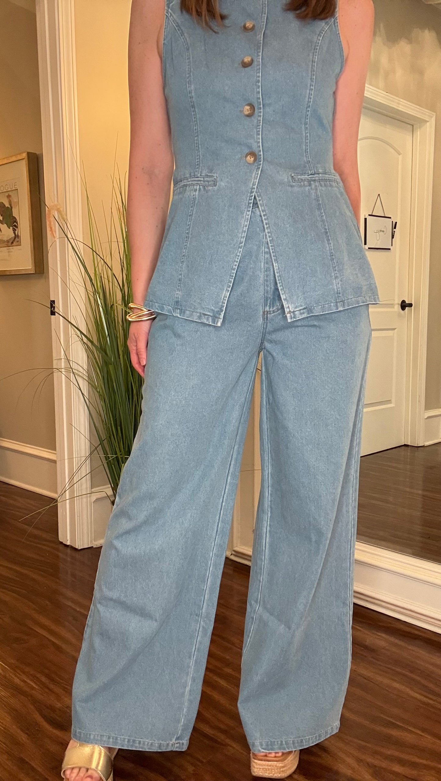 MABLE PLEATED WIDE LEG JEAN 4.18