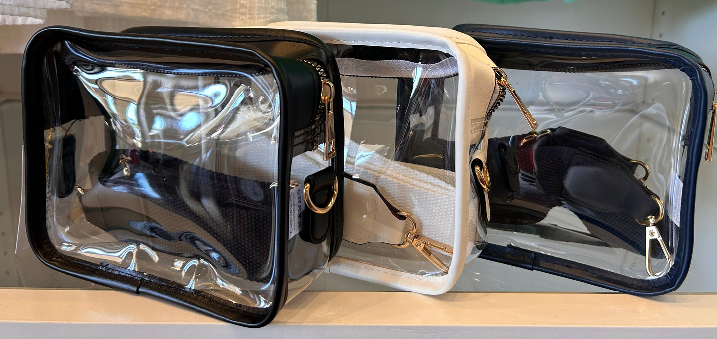 CLEAR CAMERA CROSSBODY