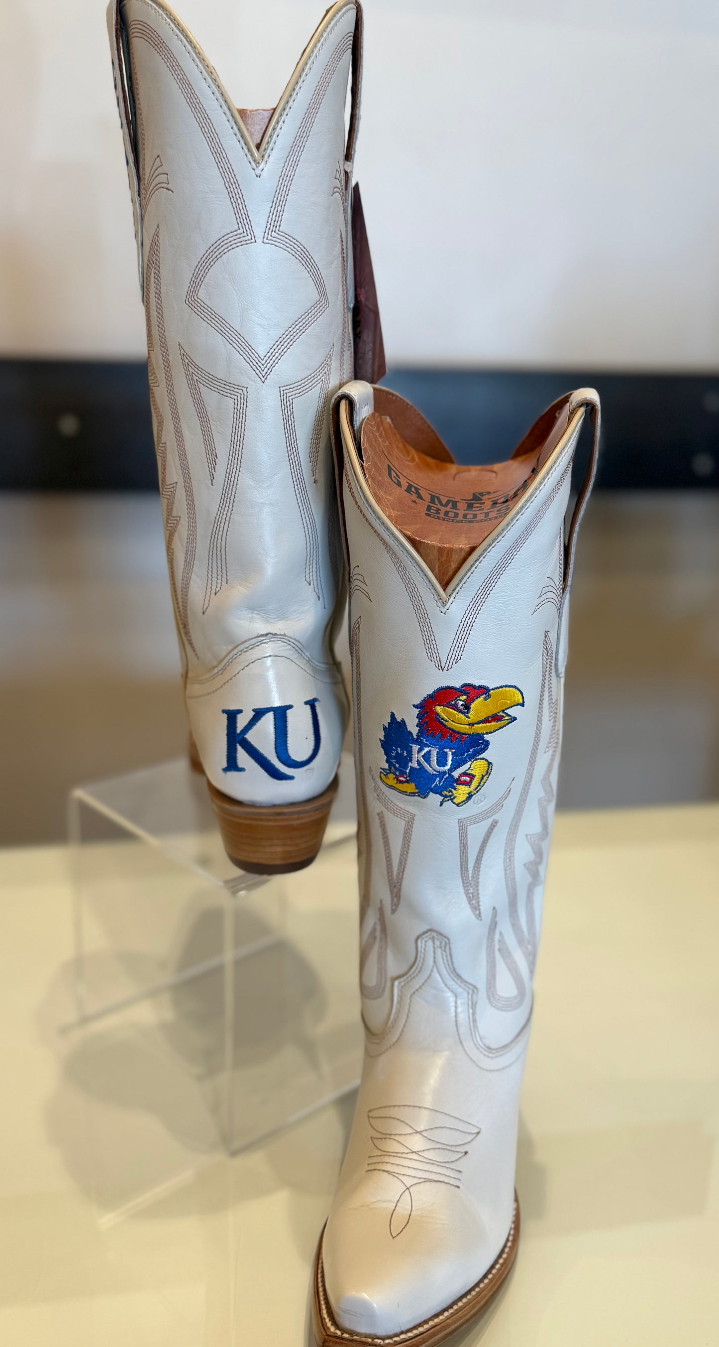 GAMEDAY WOMEN'S WESTERN BOOT-KU JAYHAWKS