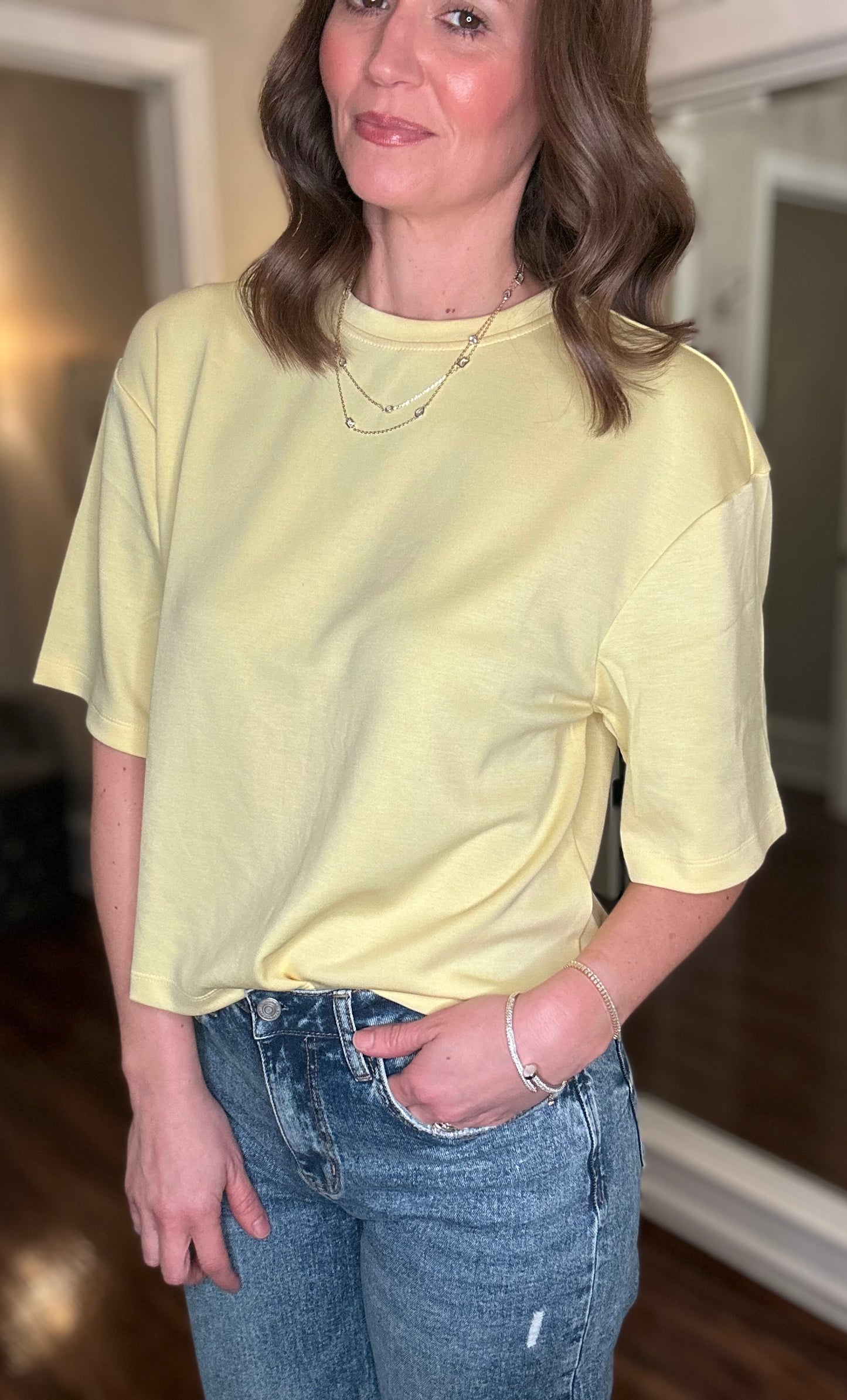SCUBA FABRIC OVERSIZED TEE 2.3
