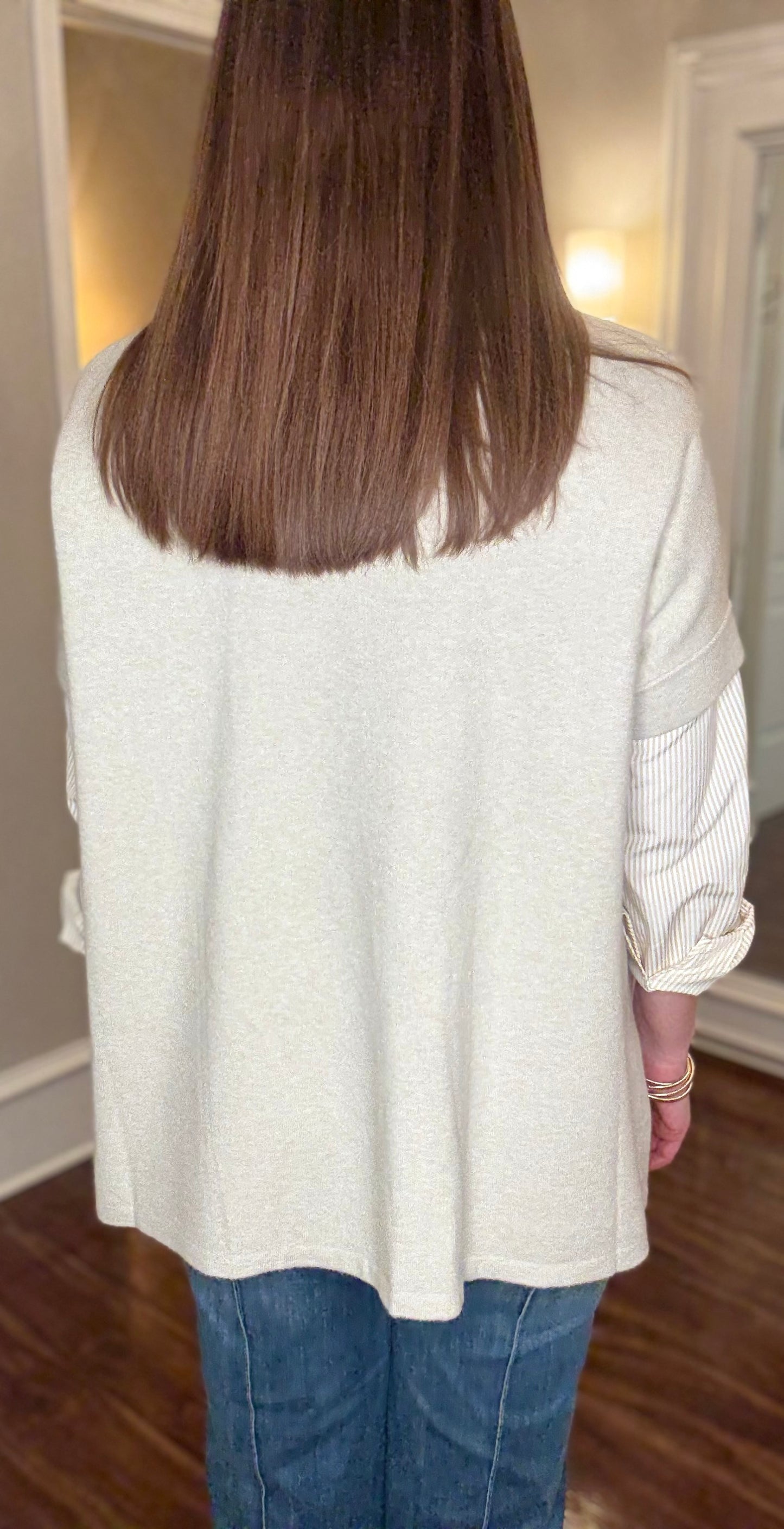 PINCH OPEN FRONT -BUTTON DOWN SWEATER 2.3