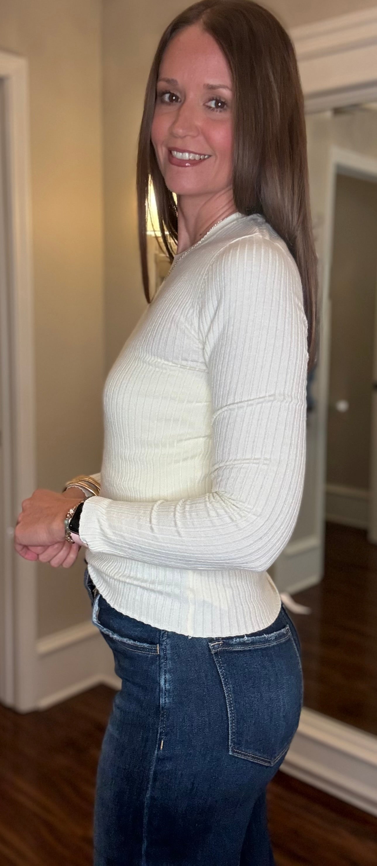 HYFVE CREW NECK RIBBED SWEATER 8.26