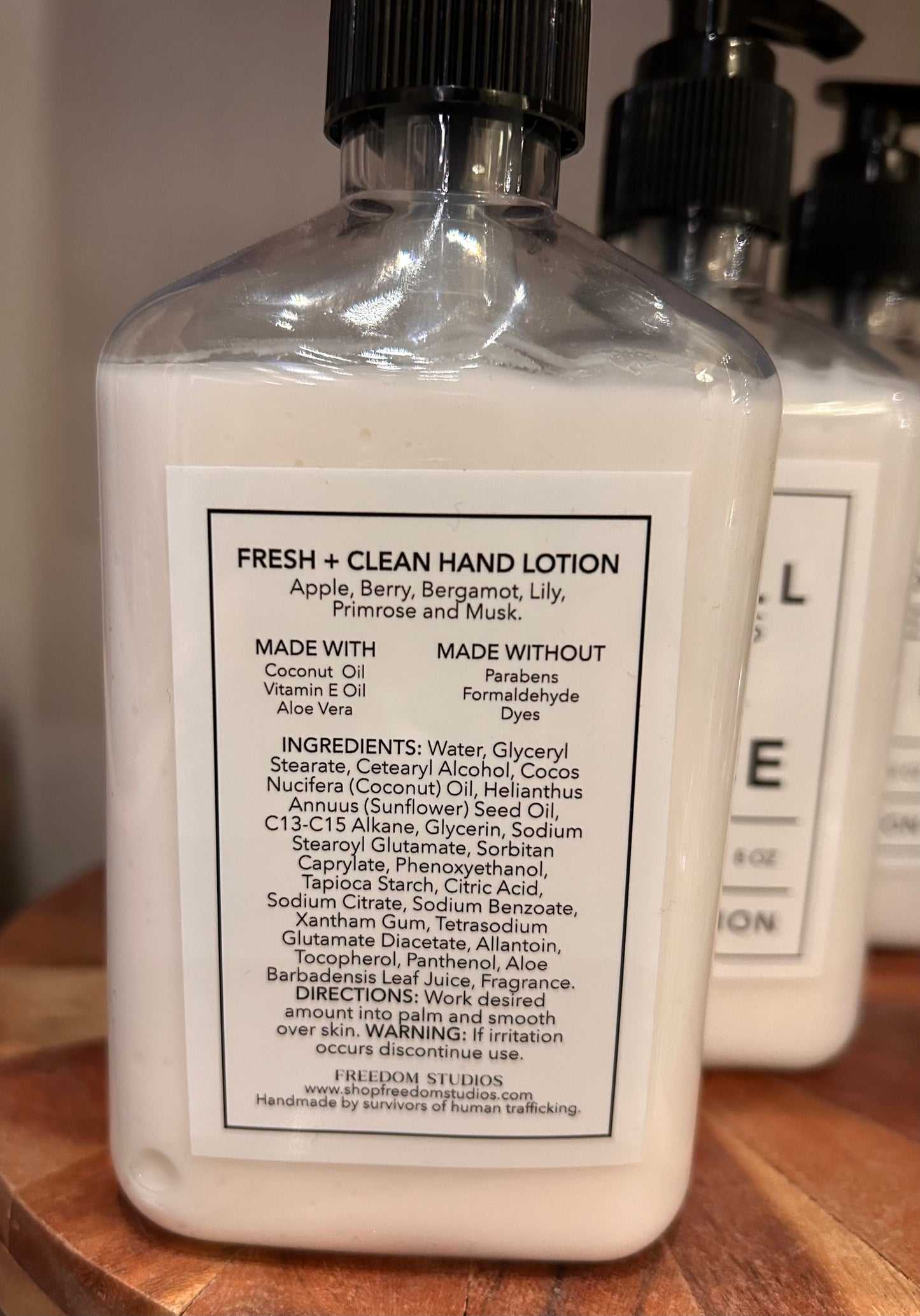 FREEDOM STUDIOS HAND LOTION 8OZ