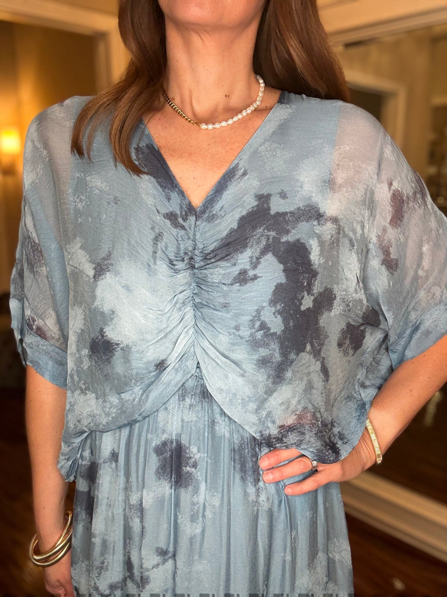 LOOK MODE T/D SILK DRESS (multiple colors) 5.28