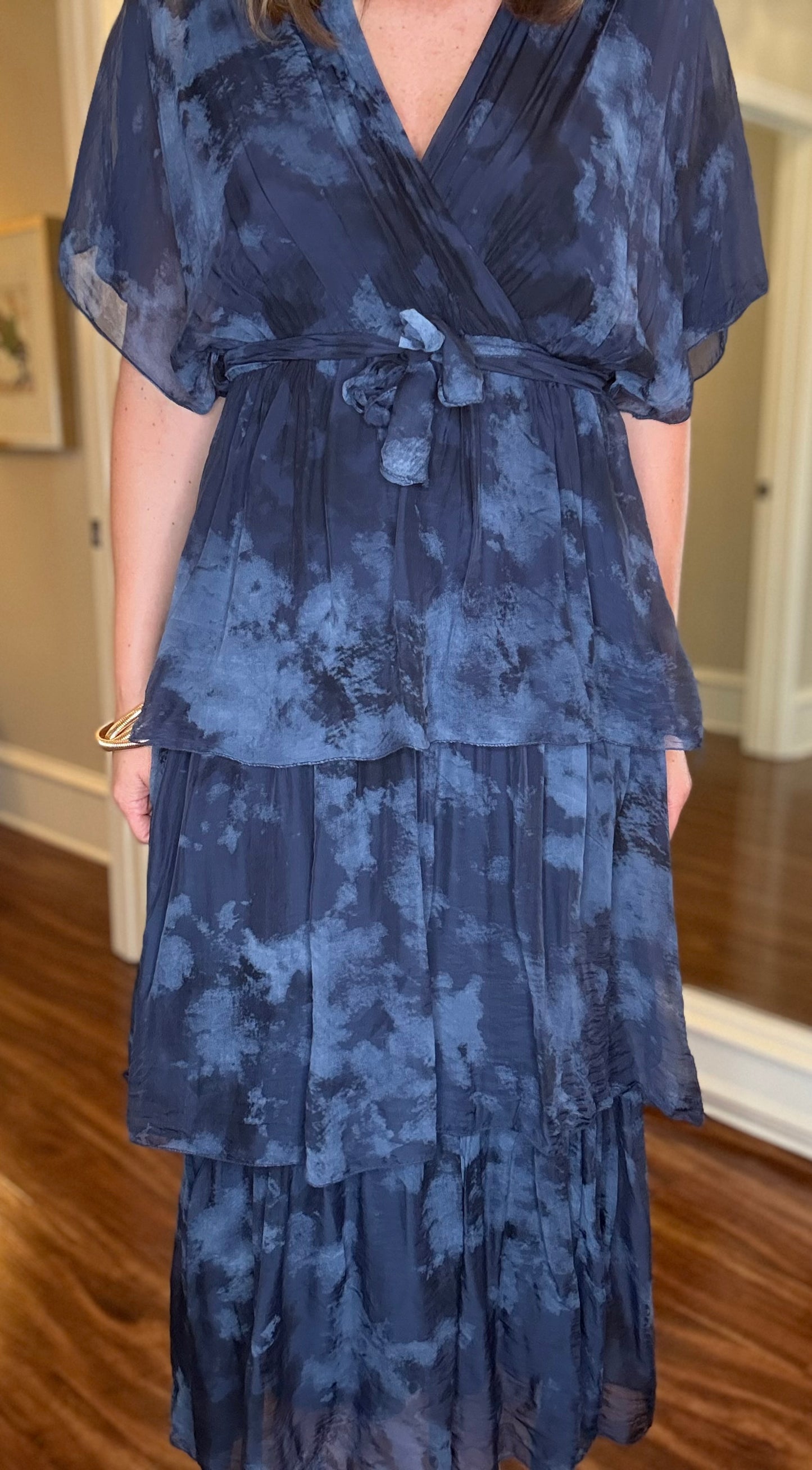 LOOK MODE DETAILED SILK DRESS 5.28