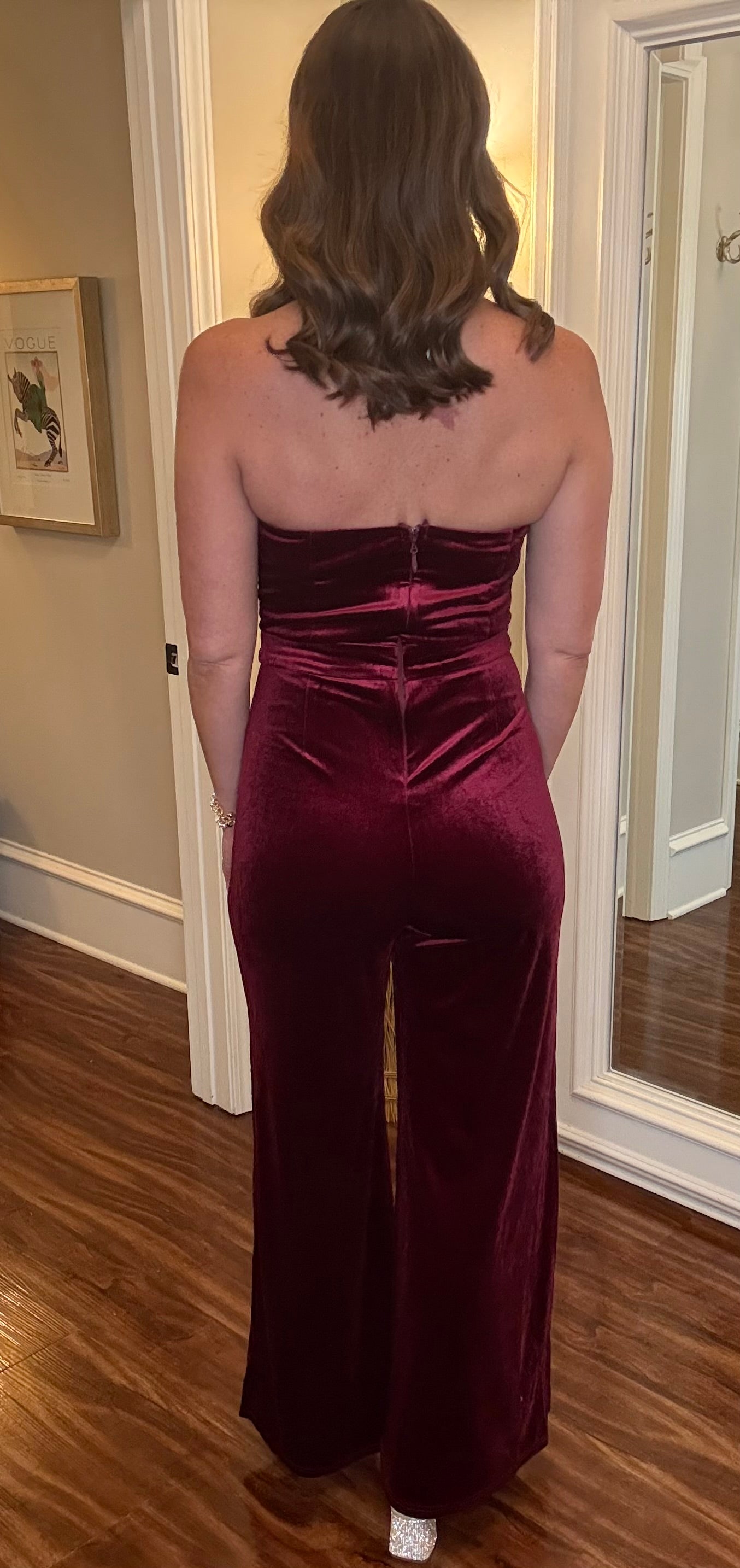 FLYING TOMATO VELVET JUMPSUIT 10.17