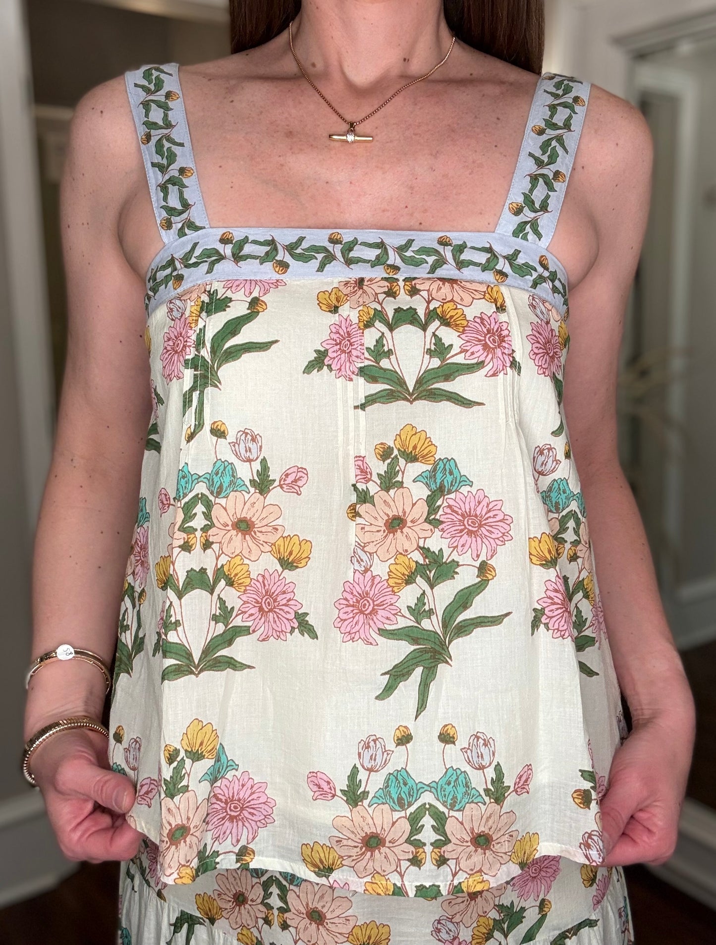 BILA77 LUCIA FLORAL TIE TOP 3.22