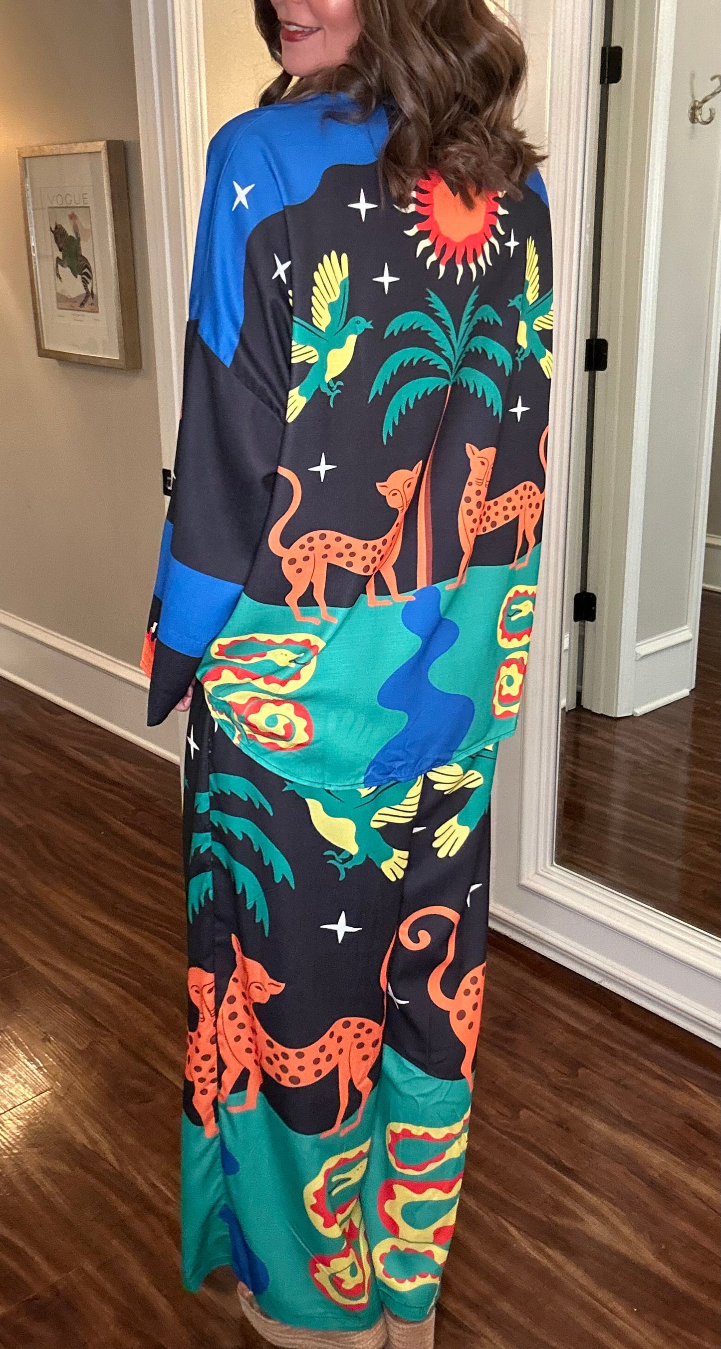 TROPICAL PRINT RESORT WEAR TOP 1.7