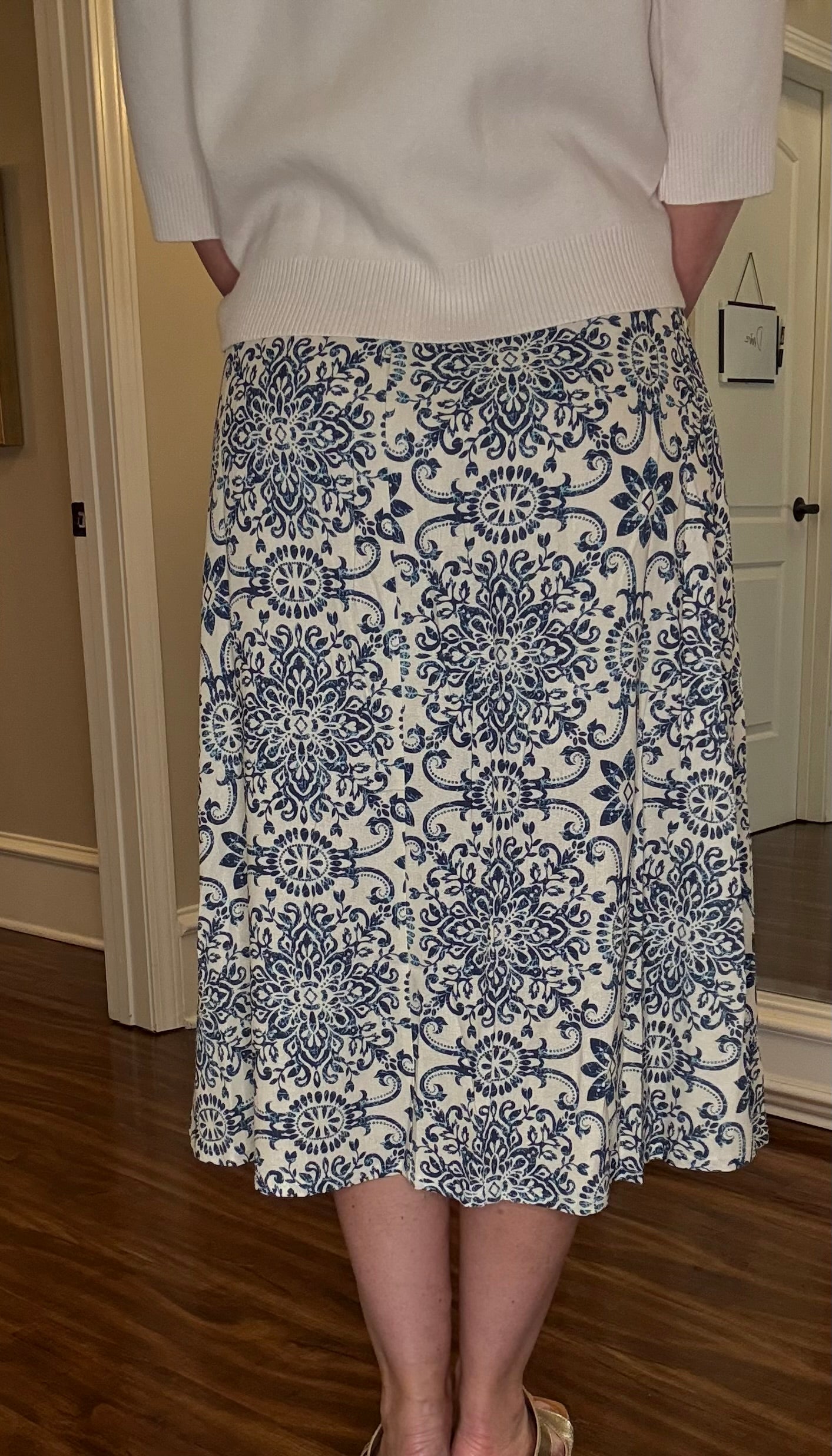 AZALEA MOSAIC BELTED SKIRT 1.9