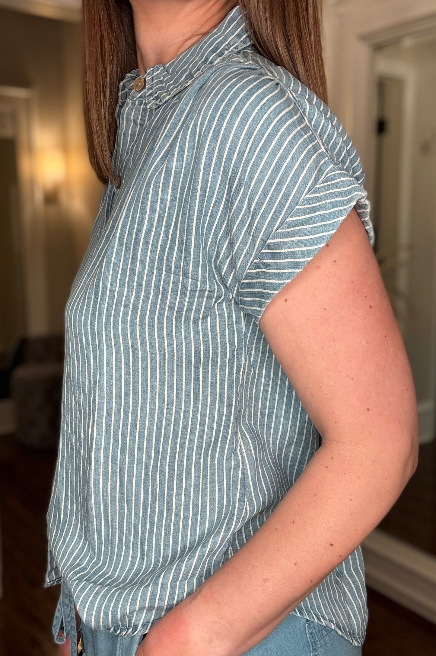 MINE STRIPED CHAMBRAY SHIRT 3.26