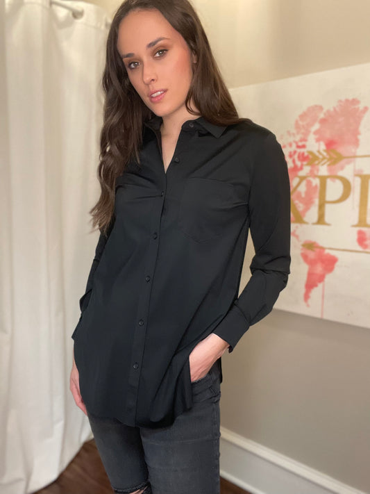 Lysse' Button Down Schiffer Black