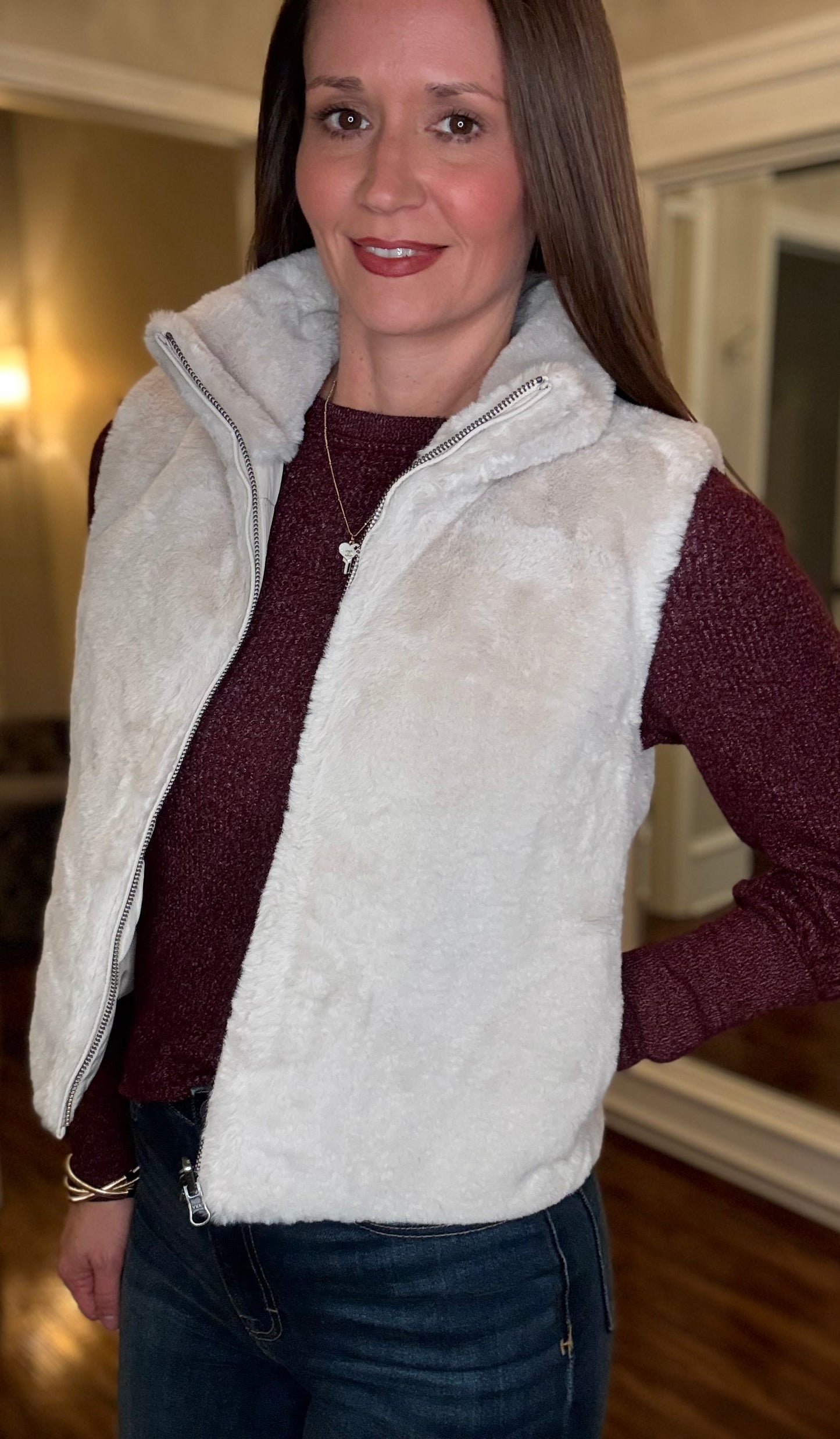 DYLAN REVERSIBLE FUR VEST 10.28