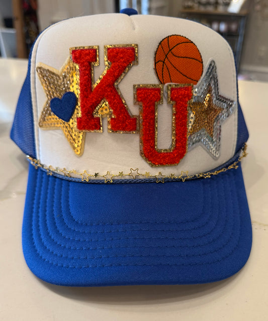 KU PATCH TRUCKER HAT 11.14