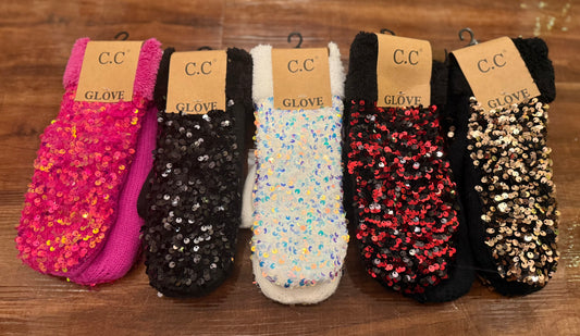 SPARKLE MITTENS 8.20