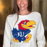 CUSTOM KU JAYHAWK SWEATER 8.21