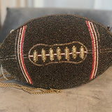 MARY FRANCES FOOTBALL PURSE 8.28