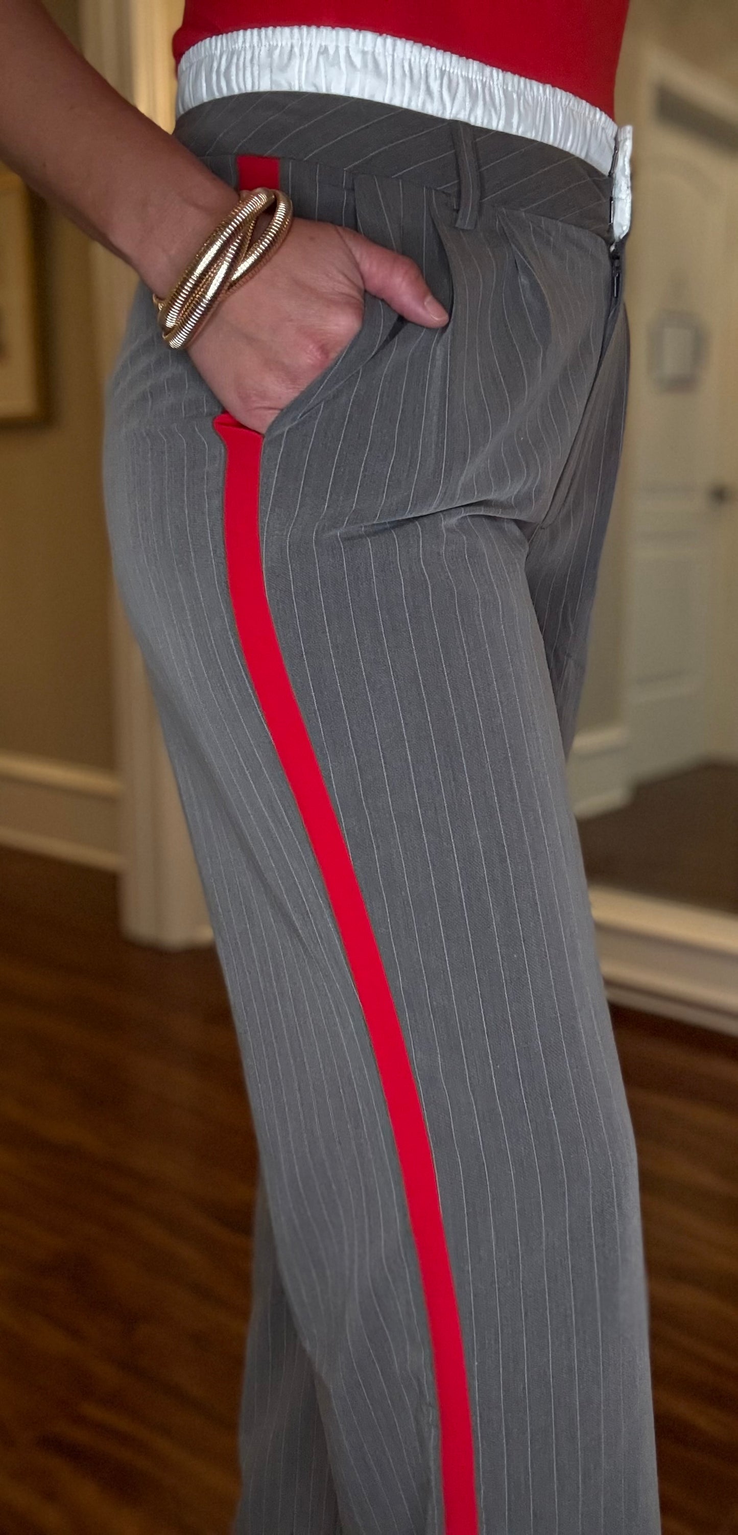 Y/D STRIPED PANTS WITH SIDE STRIPE DETAIL 8.5