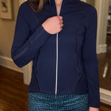 NAVY LONG SLEEVE ATHLETIC JACKETS 1.27