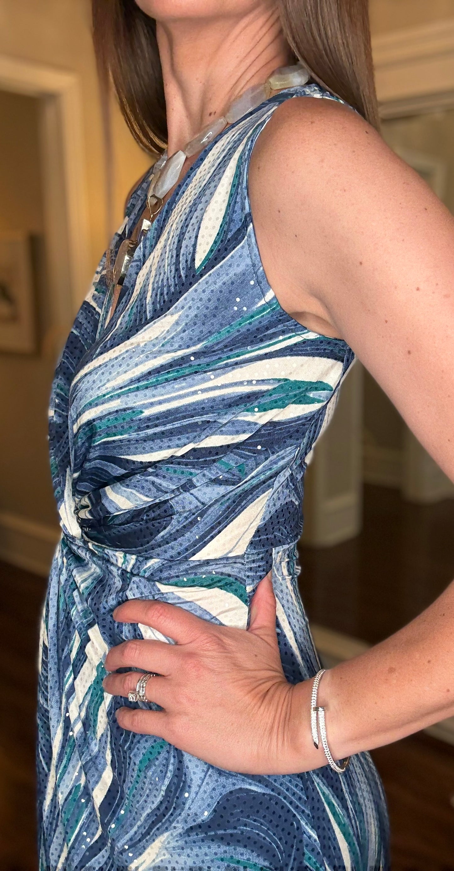 ARIELLA USA TWIST FRONT MAXI DRESS (multiple colors) 5.14