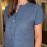 IVY JANE POPOVER STRIPE TOP 1.30