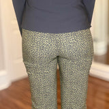 OLIVE LEOPARD PRINT ANKLE PANT 8.14