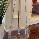 CLEAR SILVER BUCKLE CROSSBODY BAG 5.13