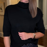 BRAND BAZAR CROPIE MOCK NECK SWEATER (multiple colors) 10.02