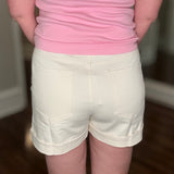 GLAM PINTUCK SHORTS 6.16