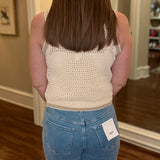 HEM AND THREAD MESH STITCHED SV/LESS VEST 2.3