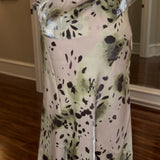 NATURAL AND GREEN PRINTED SKIRT 2.10